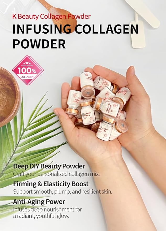 BEAUDIANI Infusing Collagen Powder (1.5g), Collagen Powder for face Skin Care, Anti-Wrinkle with Collagen, Korean Beauty, All Skin Types, Collagen Booster
