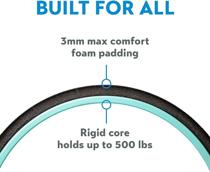 Chirp Wheel+ Foam Roller for Back Pain Relief, Muscle Therapy, and Deep Tissue Massage 6" and 10" Inch