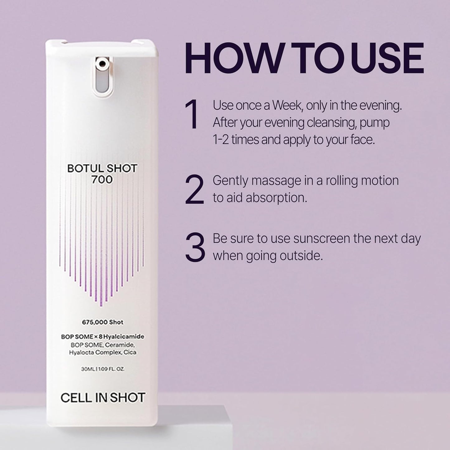 BOTUL SHOT 700 - Korean Microneedling Skin Booster with Centella Asiatica, Hyaluronic Acid and BOP SOME for Daily Pore Tightening. 1.09 fl.oz (30 ml)