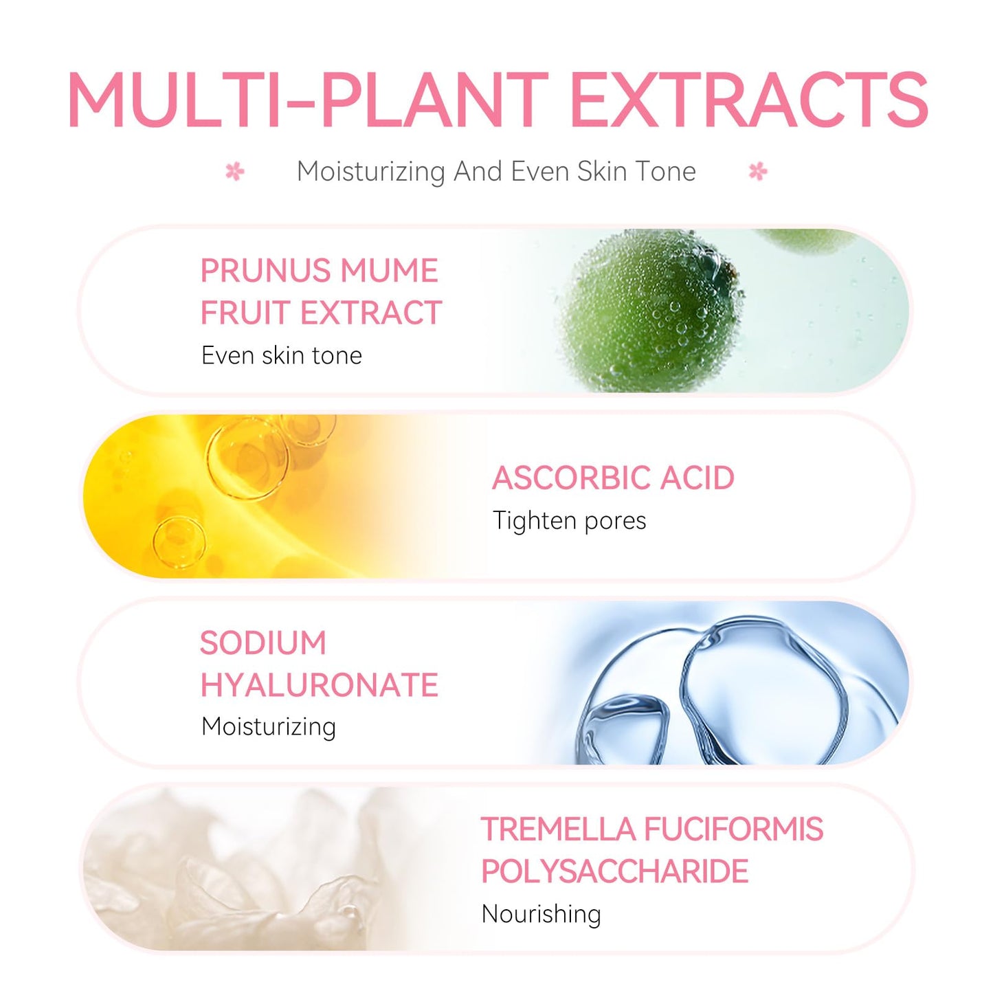 60 Mini Travel Skincare Products, Mini Travel Items Including Face Wash, Serum, Toner, Lotion, Moisturizing Cream, Sakura Mud Mask, Face Skin Care Routine Kit Organic Skin Care Set