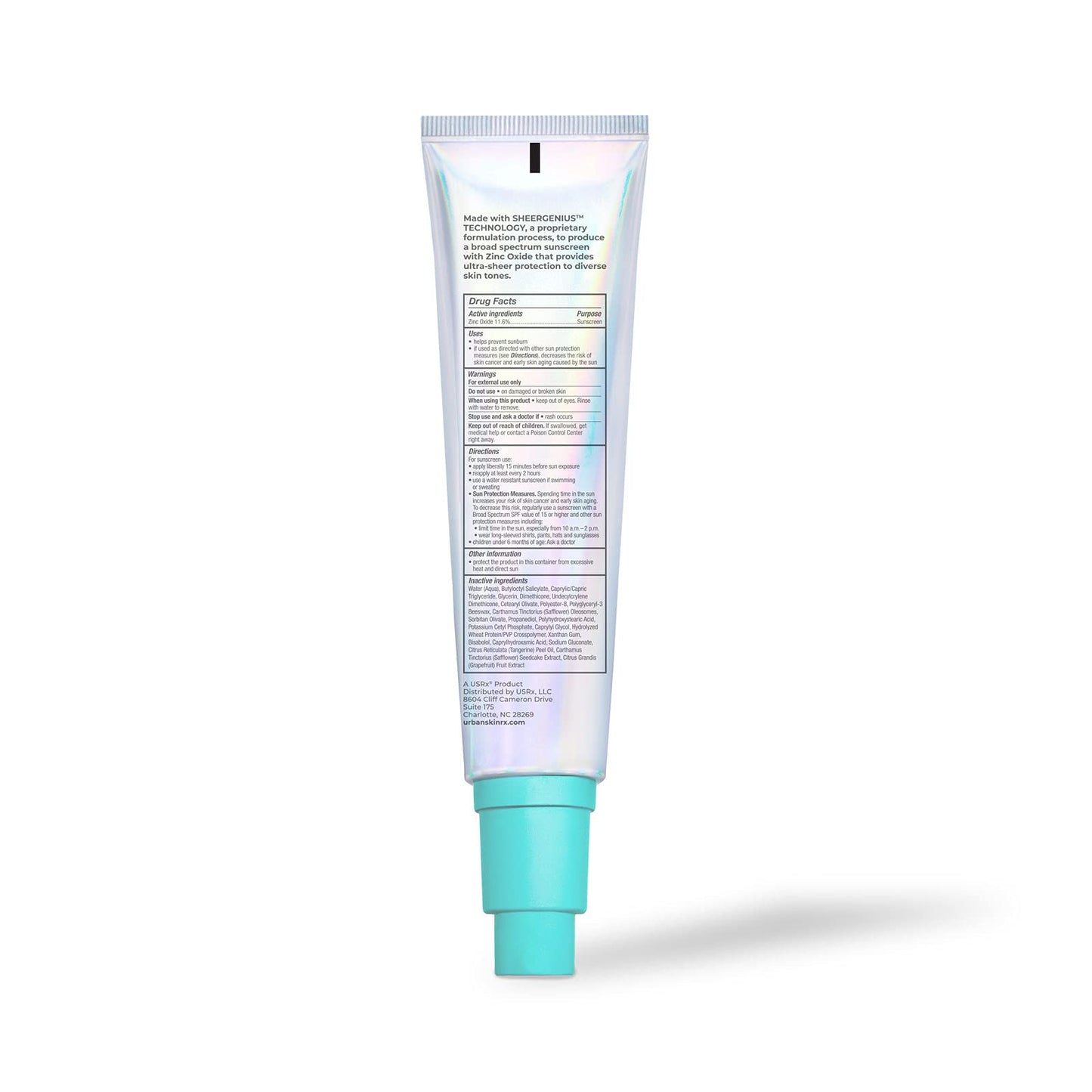 Urban Skin Rx® Pro Strength Sheerglow Even Tone Daily Defense Mineral Moisturizer & Broad-Spectrum Sunscreen SPF 30, Weightless Hydration, Brightens Complexion, Prevents Signs of Aging, 2.25 FL Oz