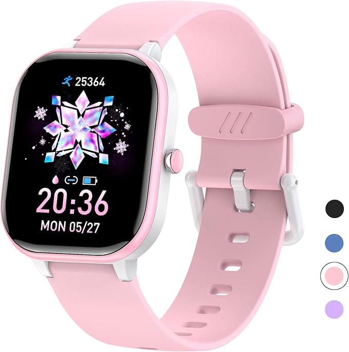 Kids Fitness Tracker Watch, IP68 Kids Waterproof Smart Watch with 19 Sport Modes, Pedometers, Sleep Mode for Boys Girls
