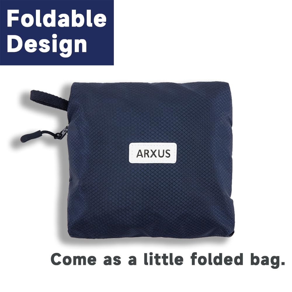 Arxus Travel Lightweight Water-resistant Foldable Storage Carry Luggage Duffle Tote Bag