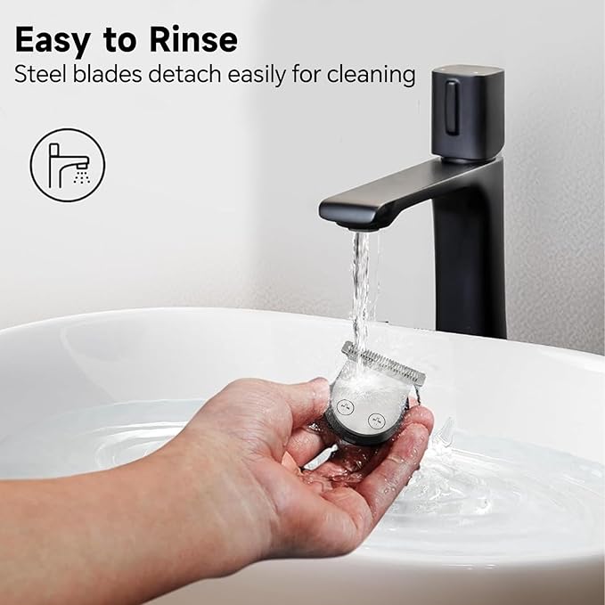 Beard Trimmer for Men, Electric Razor for Nose, Body, Face and Mustache, 5-in-1 Barber Hair Clippers, Cordless Shavers for Men Grooming Kit Ideal Gift