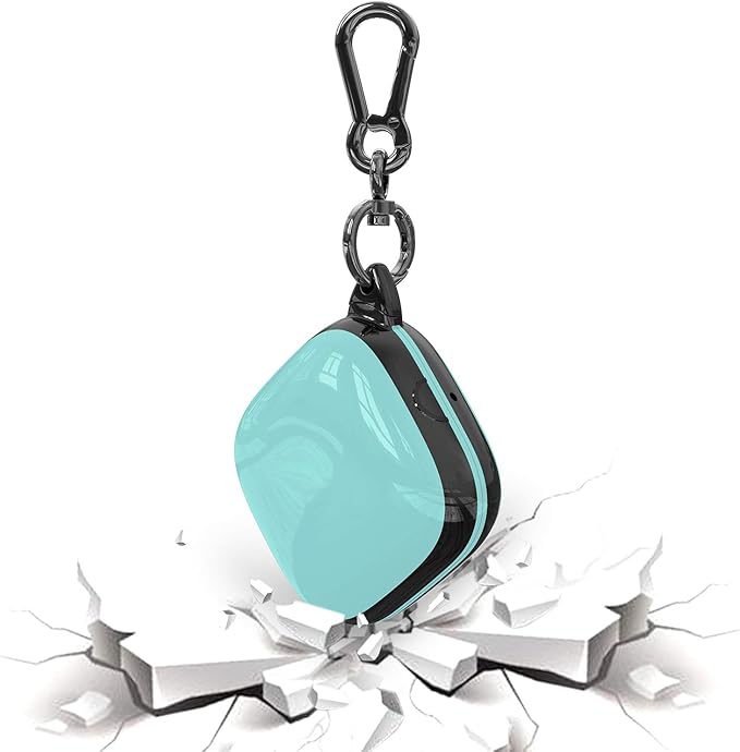 Compatible Powerbeats Pro Case Cover, Full Protective Shockproof Anti-Slip Silicone Case for Beats Powerbeats Pro 2019 (Black Edge+Light Green)