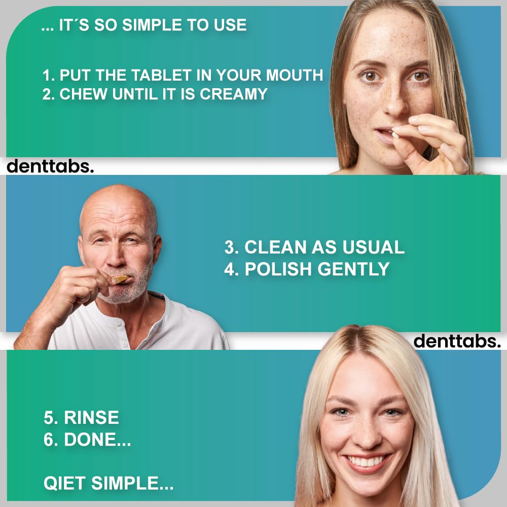 Denttabs tablets for teeth cleaning 125 pc.