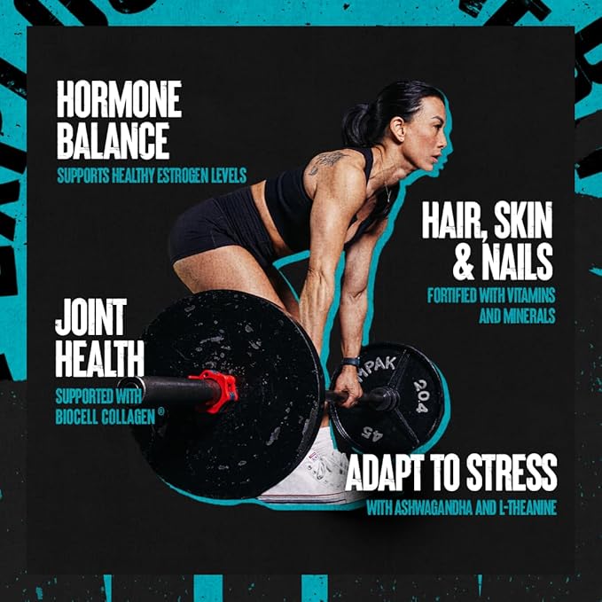 Animal Power Balance – Women's Alpha F Comprehensive Formula – Supports Hormonal Balance, Complexion, Hair, Nails, Mood and Stress, Intestinal Health, & Bone and Joint Health – 30 Packs