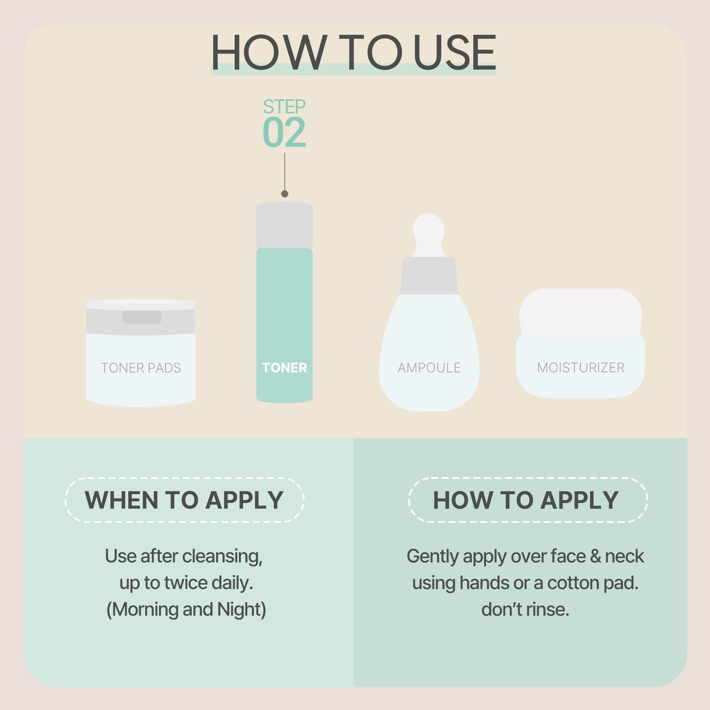 CICA Bakuchiol Cleanse Toner | Korean Skincare 2in1 Toner (120ml/4.05 fl. oz.)