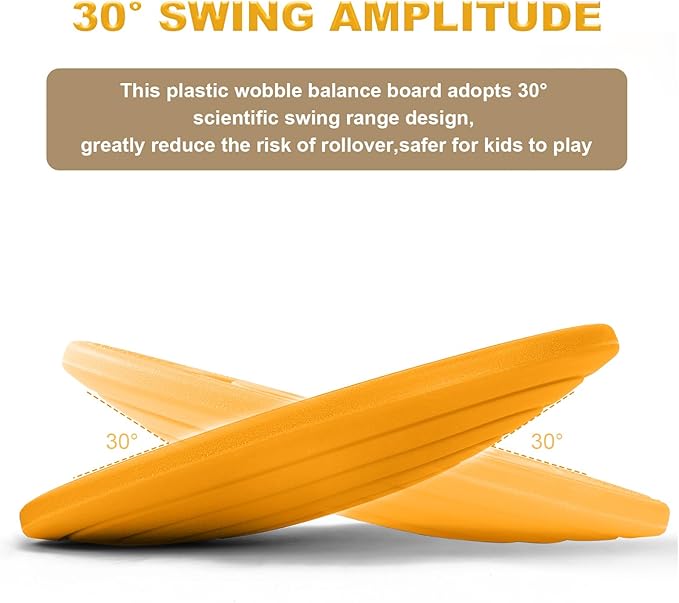 Kids Maze Balance Board - Wobble Trainer for Ski Surf Snowboard, Non-Slip Sensory Rocker Ages 3-12, Core Therapy & Skate Prep