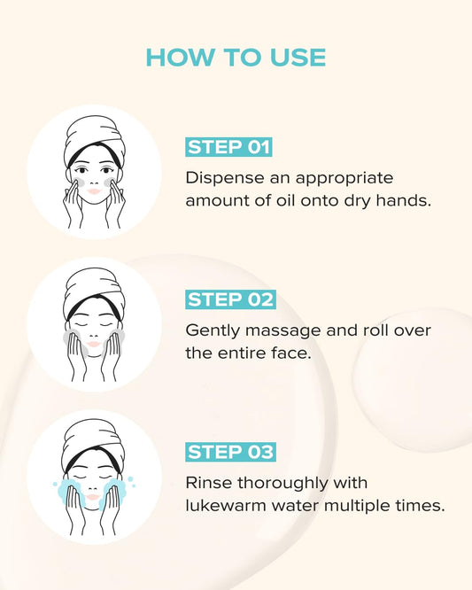 3W8L Deep Off & Fresh Cleansing Oil – Fast emulsifying Korean pore care cleanser, gentle daily makeup & sunscreen remover with Jojoba & Centella, dissolves sebum & blackheads, hydrating fresh finish