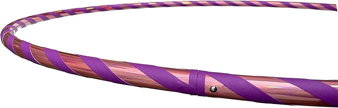 36" Purple Hula Hoop for Fitness, Dance and Fun | Lighter Weight at 11 oz | Made in The USA