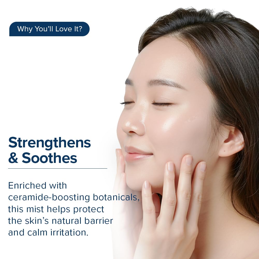 YOUR CHOICE CERAVINE CAPSULE MIST – Instant Hydration & Skin Barrier Boost – Refreshing Face Mist for Deep Moisture & Relief – Non-Greasy, EWG Safe, for All Skin Types (100ml)