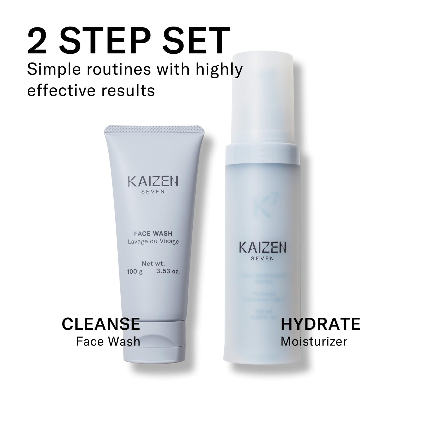 Kaizen Seven Light Moisturizer for Men | Made in Japan | 120 ml Premium Light Moisturizer non-greasy or sticky, Niacinamide, Sodium Hyaluronate, Wasabi Leaf, Olive Squalane