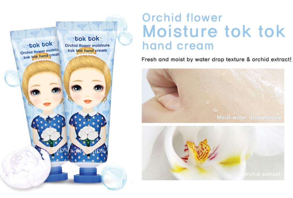 The Orchid Skin Hand Cream For Women, Unisex, Hand Lotion For Dry Hands, Hydration, Moisturizer, Moisture Tok Tok, Orchid Flower2.1 o.z