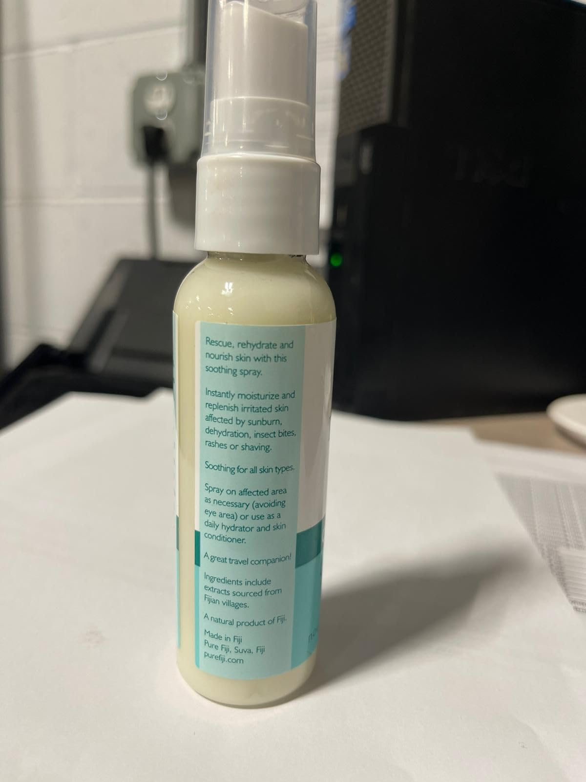 PURE FIJI Dilo After Sun Spray Travel Size with Organic Dilo and Aloe Vera Oil After Sun Moisturizing Spray for Hydrating Facial and Body Mist, Hydrate After Sun Care, 2 Fl. Oz