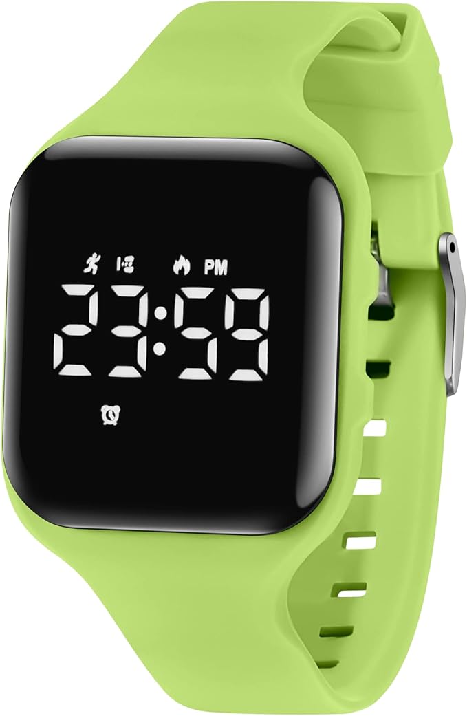 Kids Watches for Girls Boys Digital Sport Watch with Step Counter Pedometer Vibration Alarm Clock, No App Waterproof Fitness Tracker Kids Watch Boys Girls Teens Students Ages 5-16