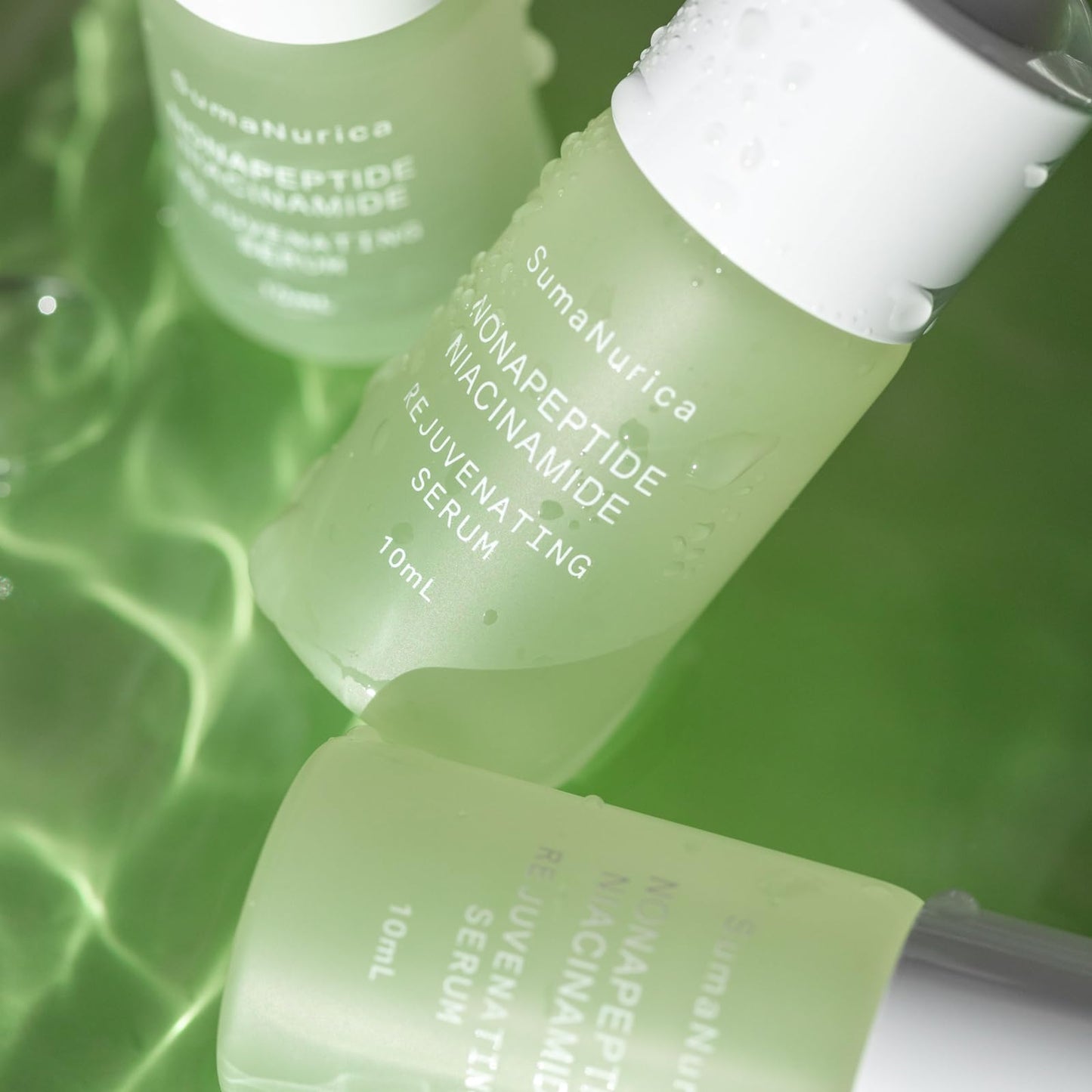 SumaNurica Nonapeptide Niacinamide Rejuvenating Serum Mini - Brightening Face Serum Improves Texture, Boost Hydration - Face Oil Brightens Complexion - Vegan and Fragrance Free - 6 x 0.33 oz