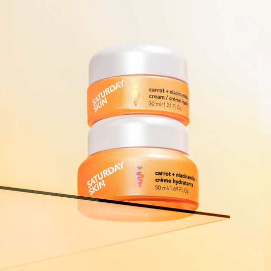 Face Moisturizing Mini Size Cream with Carrot, Niacinamide, Ceramides & Centella Asiatica, Peptide, Paraben-Free, Sulfates-Free, Fragrance-Free, Anti Wrinkle Facial Cream Made in Korea (1.01 Ounce)