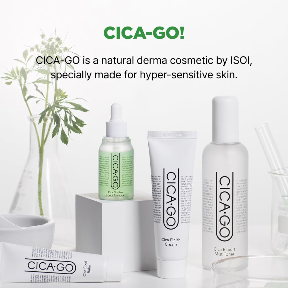 CICAGO Cica Lip Balm, Daily Hydrating Lip Balm for Dry & Chapped Lips, Deep Moisture & Soothing Cica Care, Korean Skin Care (0.34 fl. oz, 10g)