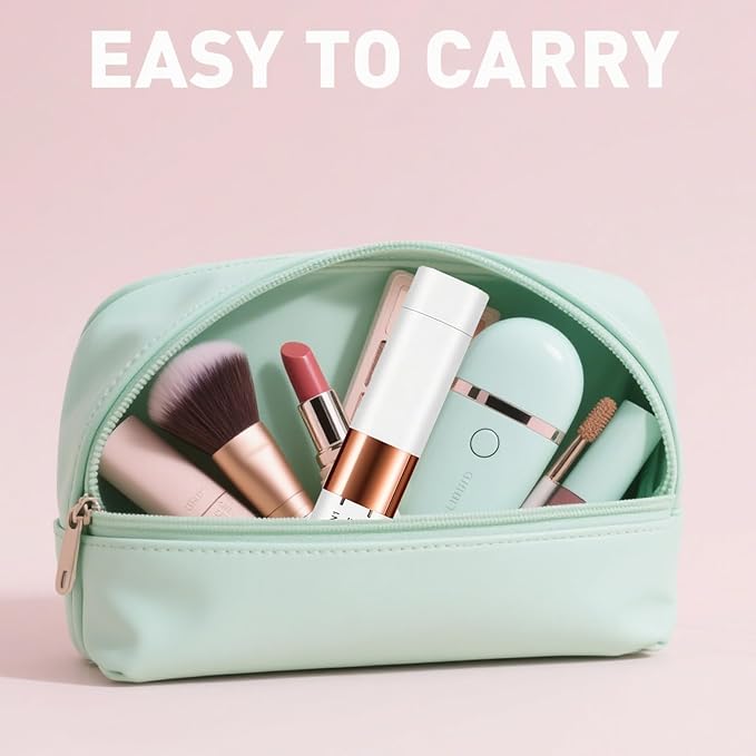 2-in-1 Dual Head Eyebrow Trimmer & Flawless Facial Hair Removal for Women, Painless & Gentle Facial Hair Remover for Brows, Chin, Upper Lip, Cheeks, Type-C Charging for Women