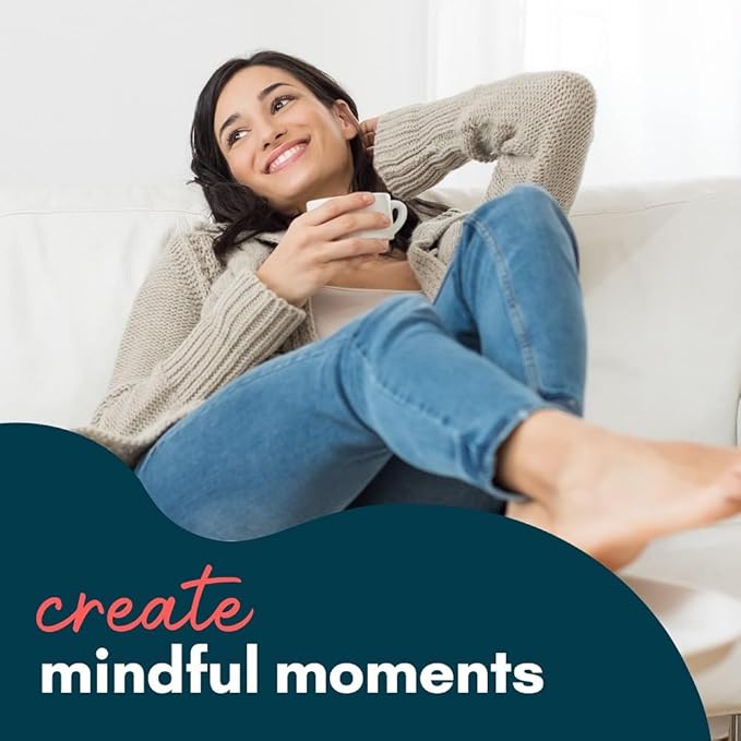 Mindful Evening Sugar Free Cocoa Mix Natural Sleep Aid, 40 Servings, Melatonin 3mg, L-Theanine, GABA Supplements, Natural Calm Sleep Support Stress Relief Calm Sleepy Cocoa Nighttime Hot Chocolate