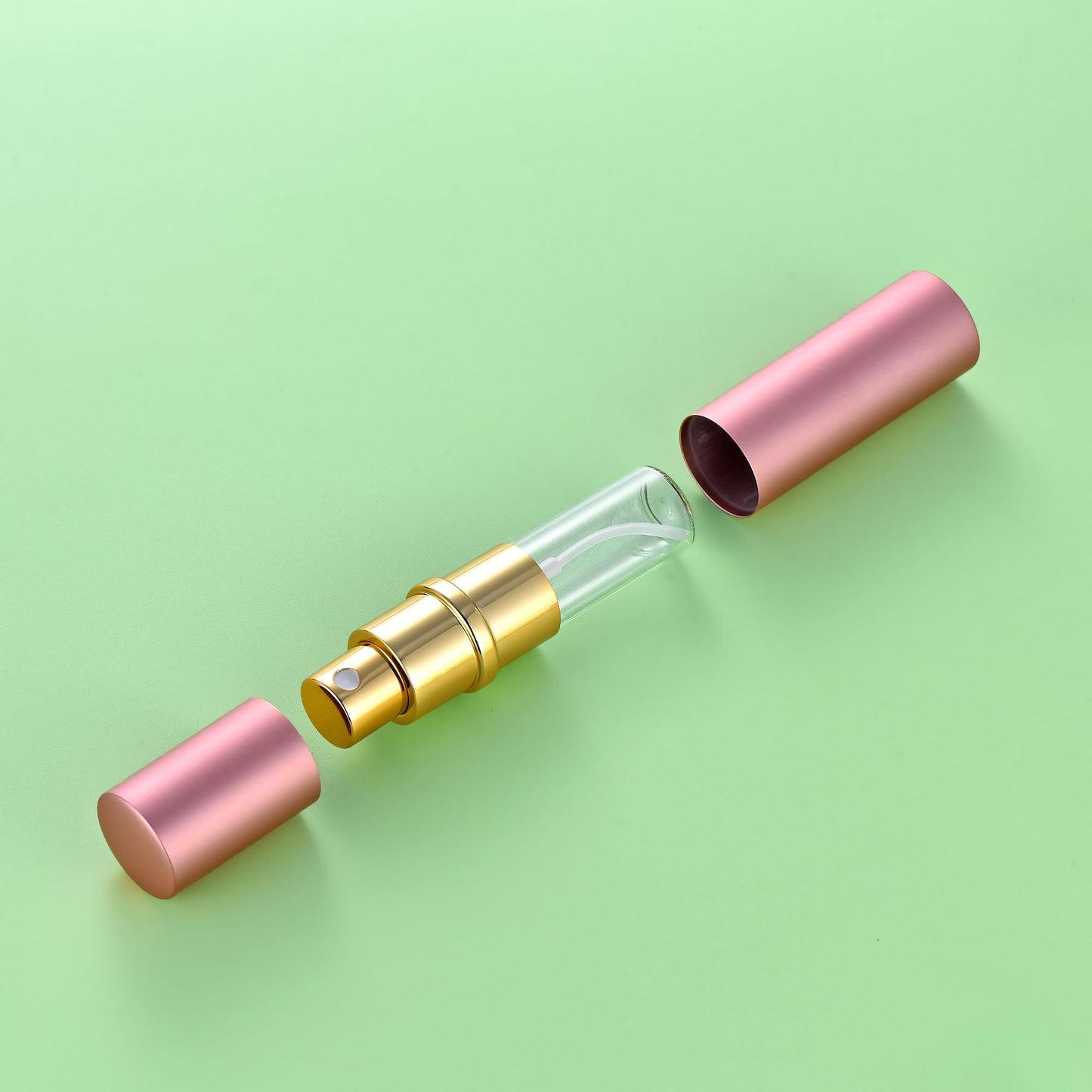 Yikimyfo 5 Pcs Travel Size Perfume Atomizer, 10ml/0.34oz Refill Bottle Mini Cologne Spray Bottle Refillable Perfume Bottle for Travel and Party with Tool