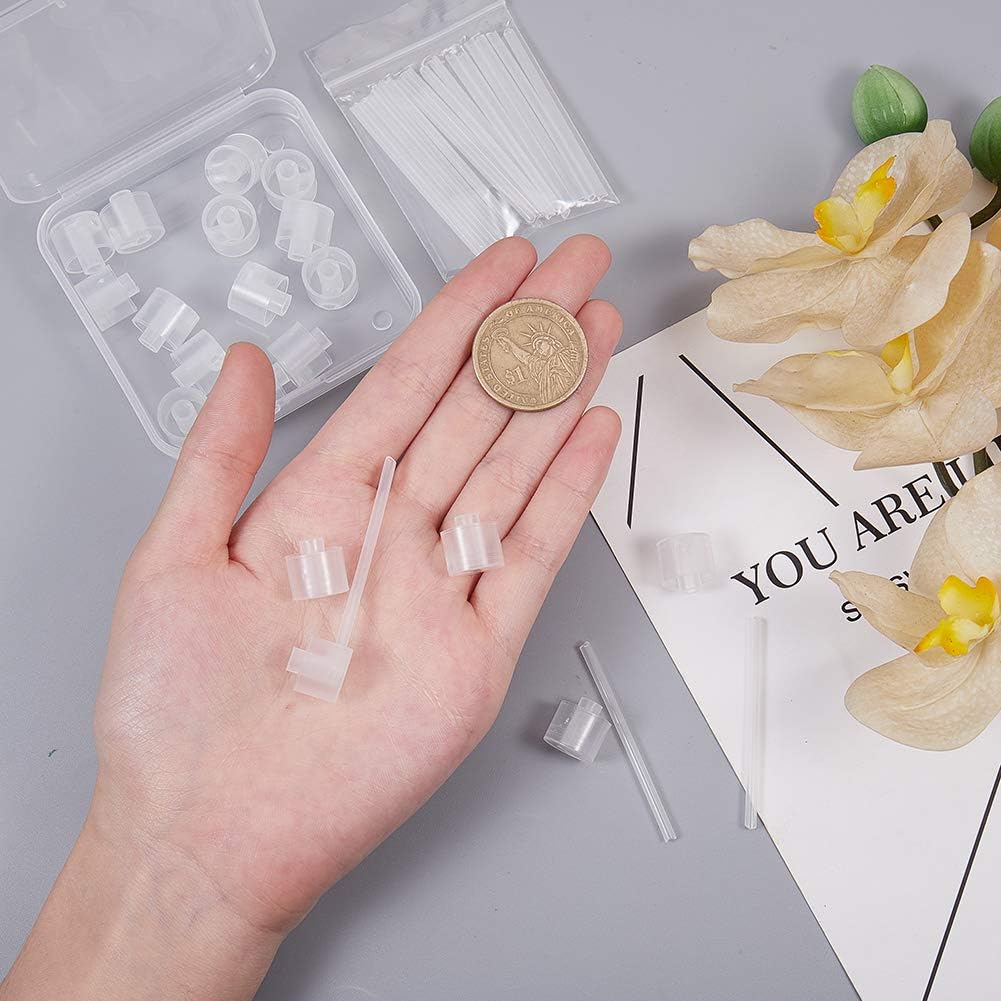 PH PandaHall 20pcs Perfume Refill Pump Perfumes Dispenser Pump Cosmetic Dispenser Pumps Transfer Tool for Small Travel Refillable Perfume Atomizer Spray Bottle, No Bottles