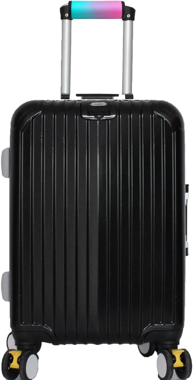 5 Pack Neoprene Luggage Handle Wraps Bright Luggage Tags/Identifiers/Marker/Grips Travel Accessories for Airplane/Flying/Luggage (Gradient Dot)