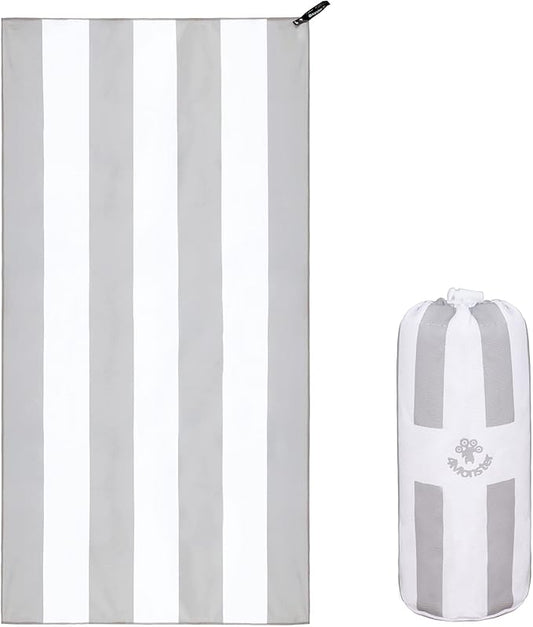 4Monster Microfiber Beach Towel Quick Dry,Super Absorbent Lightweight Travel Towel for Swimmers, Sand Free Camping Towel, Beach Towels for Pool,Swim,Water Sports,Yoga