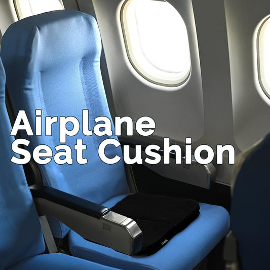 ComfiLife Ergo-Gel Airplane Seat Cushion – Travel Seat Cushion – Foldable, Portable Comfort