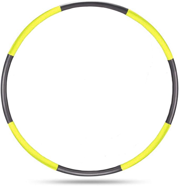 Auoxer Fitness Exercise Weighted Hoops, Lose Weight Fast by Fun Way to Workout, Fat Burning Healthy Model Sports Life, Detachable and Size Adjustable Design