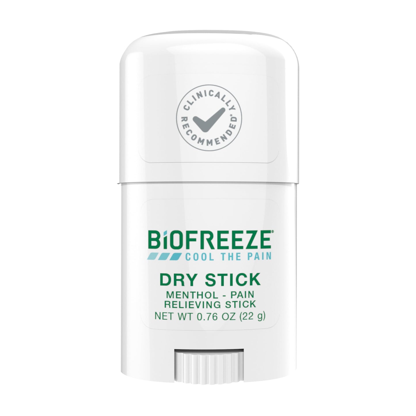 Biofreeze Dry Stick, Mess-Free Relief for Neck, Shoulder, Knee, Hip, Hand & Joint, Cooling Menthol Pain Relief Stick, Up to 100 Uses