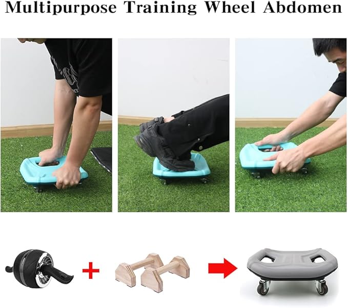 Ab Roller Wheel for Core Workout, Ab Wheel Exercise Equipment for Home Gym