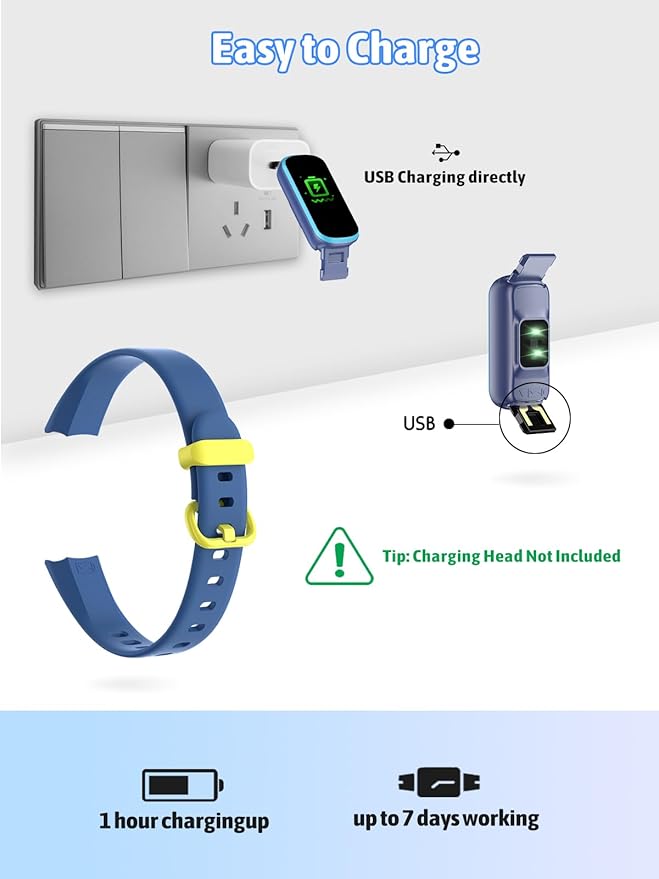 Kids Fitness Tracker,Fitness Watch Waterproof Activity Tracker with HeartRate and Sleep Monitor,Stopwatch,11 Sport Modes,Great Gifts for Girls Boys Kids Age 6-13 Years Olds