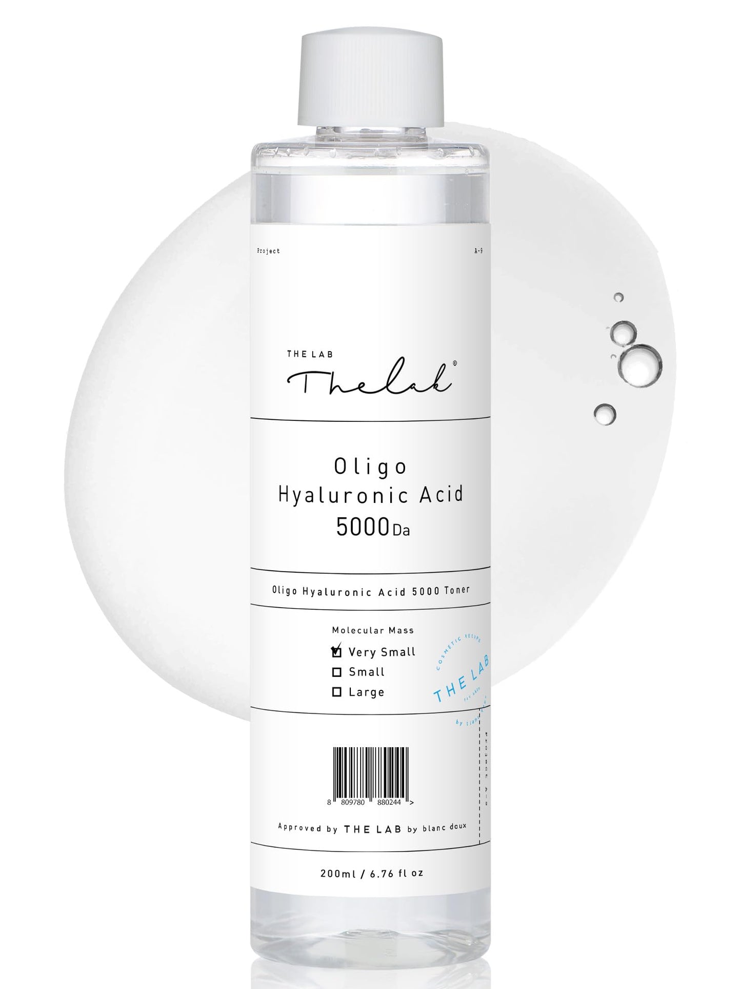 Blanc Doux Oligo Hyaluronic Acid Facial Toner 6.76 Fl Oz Vegan Hypoallergenic Intense Ultra Hydrating Skin Essence Face Moisturizer Dry Sensitive Acne-Prone Age-Defying Cotton Pads Korean Skin Care