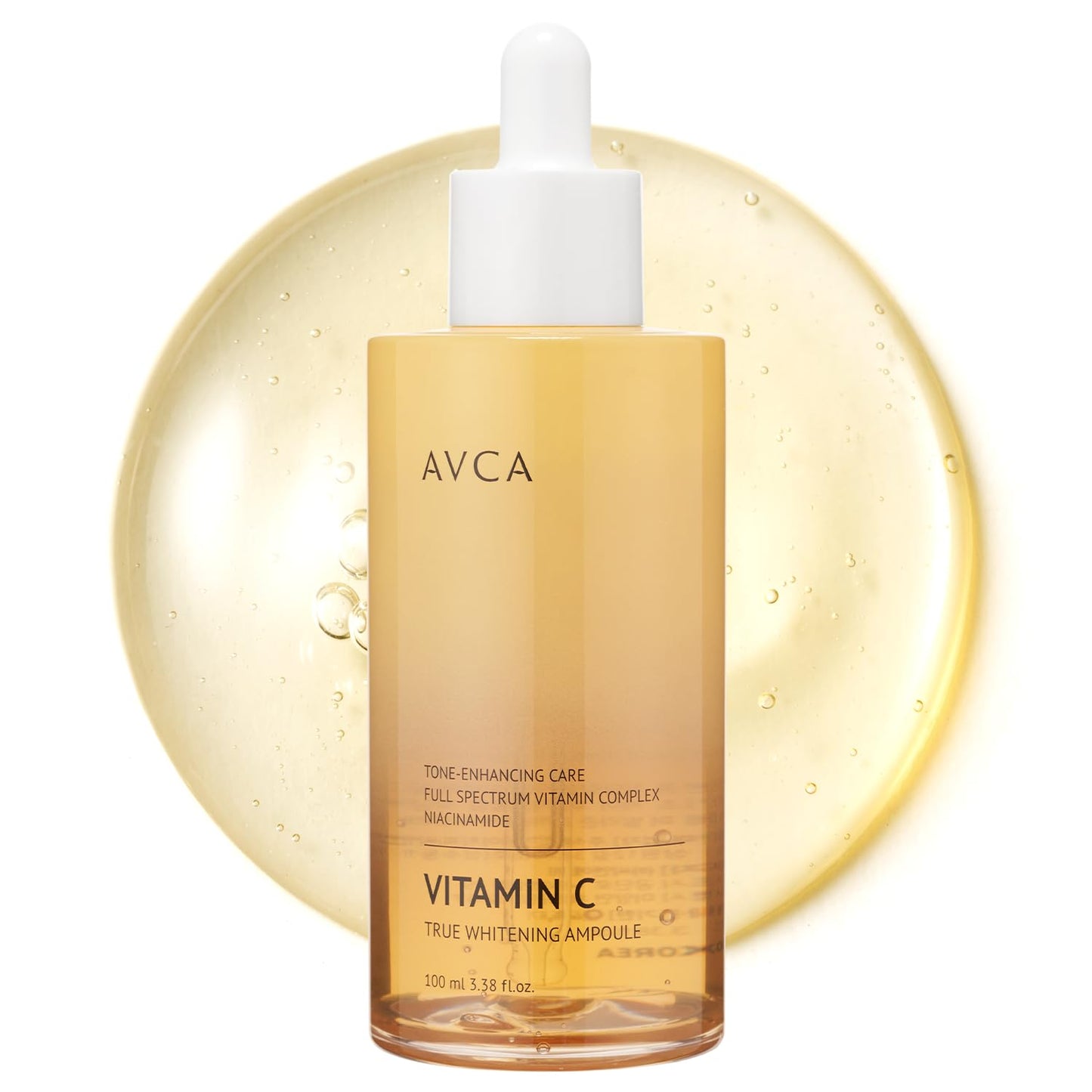 AVCA True Brightening Vitamin C Face Serum (3.38 oz) - Dark Spot Facial Serum with Vitamin C