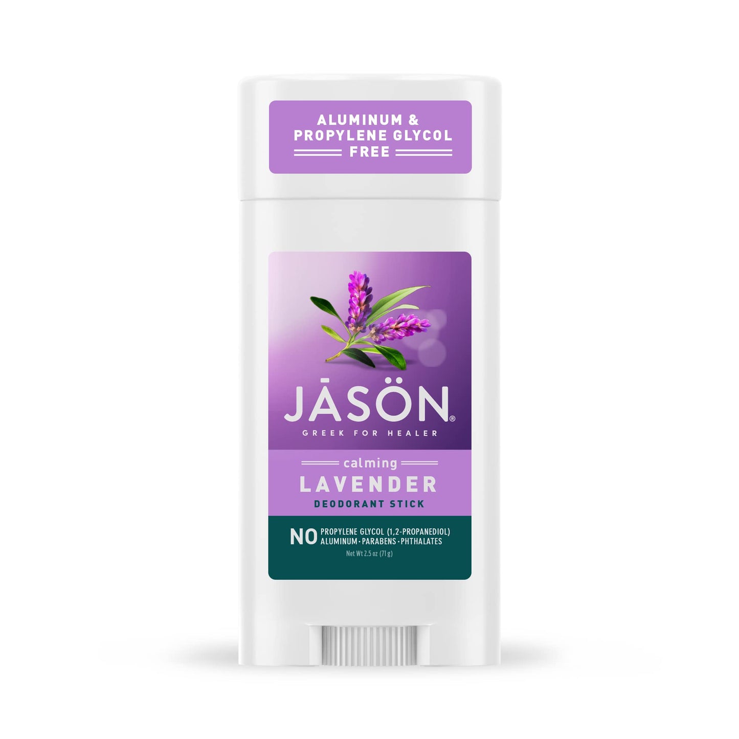 Jason Aluminum Free Deodorant Stick, Calming Lavender, 2.5 Oz