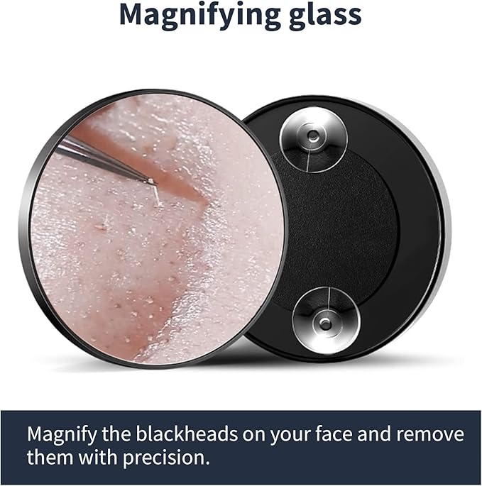 2025 Professional Pimple Popper Tool Kit - 22 PCS Blackhead Remover Tools for Acne and Zit Popping Comedone Extractor with Magnifying Glass