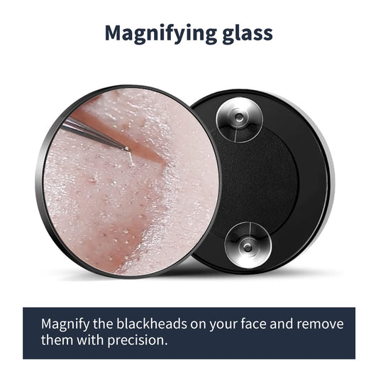 2025 Professional Pimple Popper Tool Kit - 22 PCS Blackhead Remover Tools for Acne and Zit Popping Comedone Extractor with Magnifying Glass