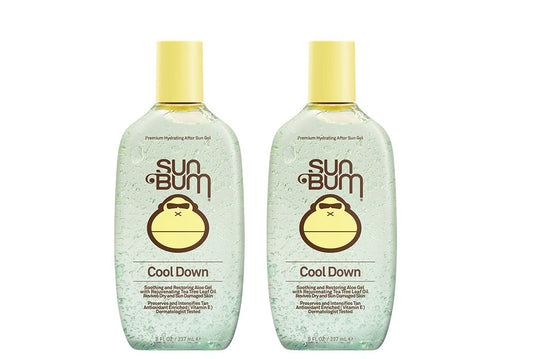 Sun Bum Cool Down Hydrating After Sun, 8 oz - After Sun Gel 2 Pack