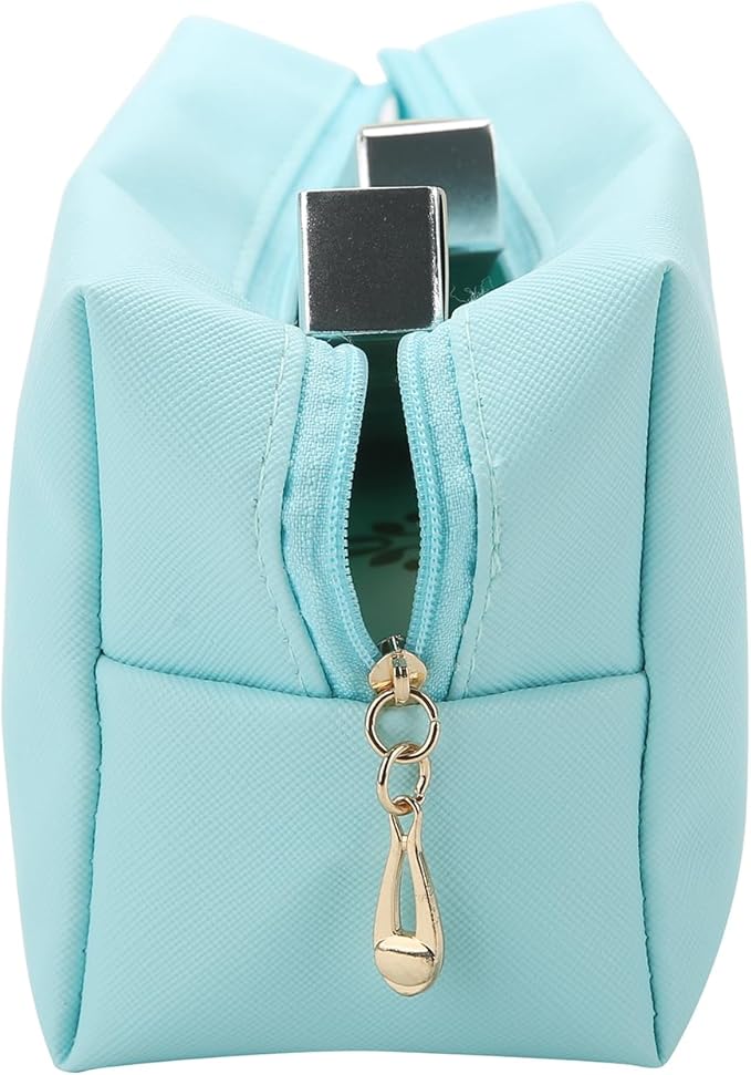 Bridesmaid Proposal Gifts Letter Cosmetic makeup bag bulk for Wedding Party Favors Bachelorette party decorations Toiletry Organizer Bag Makeup Case Gift (8, White&Black)