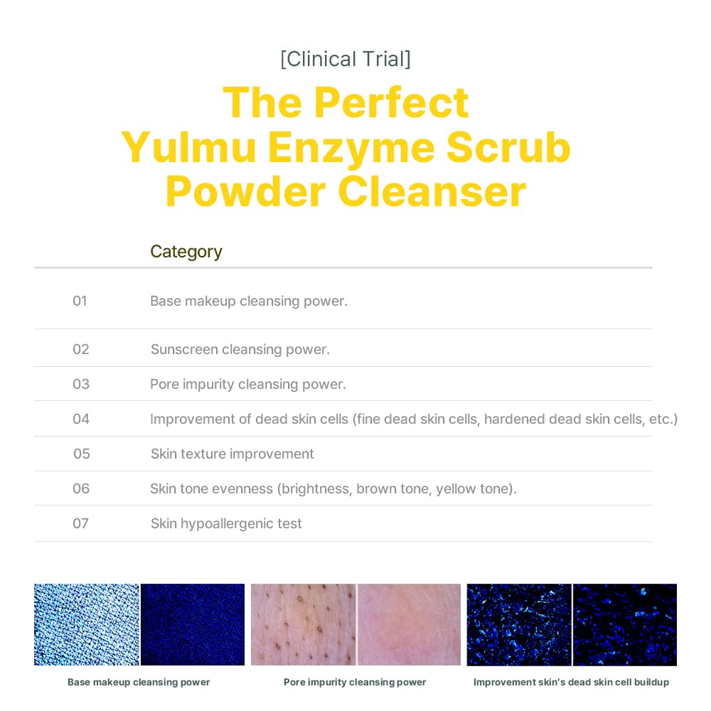 Ariul The Perfect Yulmu Enzyme Scrub Powder Cleanser – Gentle Exfoliation with Job’s Tears & Enzymes, Pore Cleansing, Non-Irritating & & Vegan Formula, Korean Skin Care, 55g / 1.94 oz
