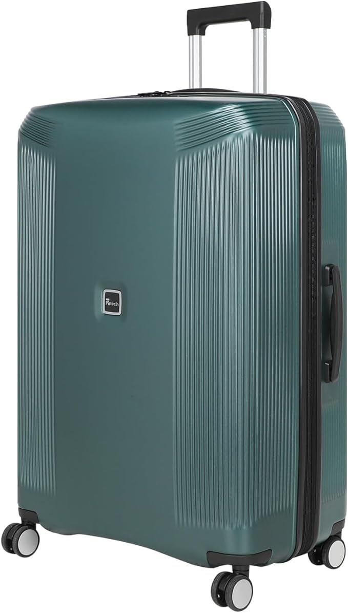 28 Inch Luggage with Spinner Wheels, Lightweight Expandable PC Hardside Large Checked Luggage with TSA Lock, Durable Rolling Suitcase, Green