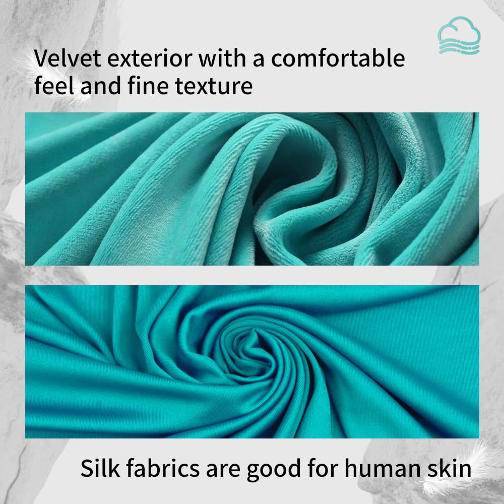 Sleep Mask Bluetooth 5.4 Headphones Soft Wireless Headband Eye Mask Blackout with Microphone (Emerald)