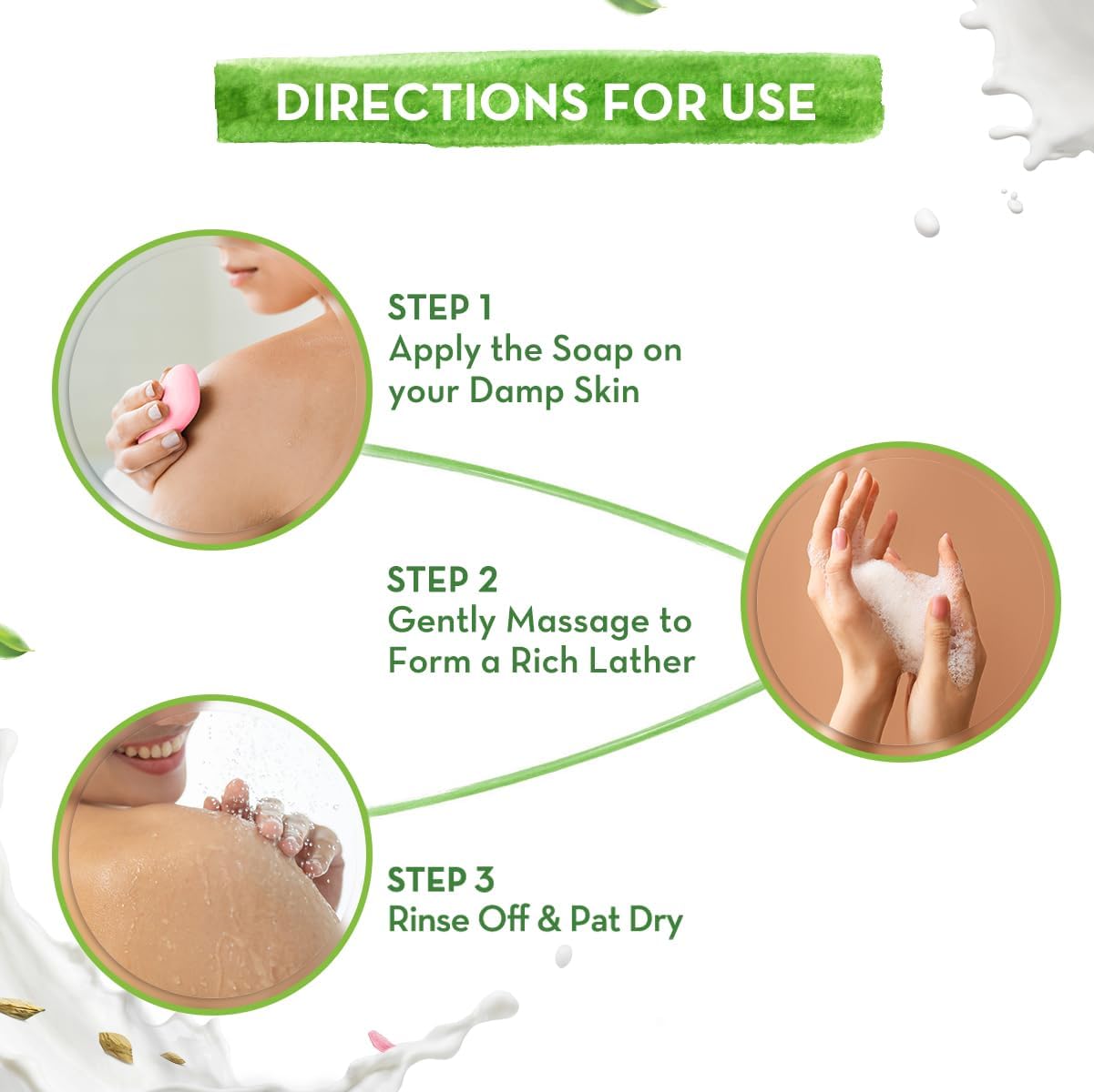 MAMAEARTH Multani Mitti & Rose Moisturizing Lotion Soap Bar | Controls Oil & Body Acne | Bentonite Clay Bar for Oil & Acne Free Skin | for Face & Body | 4 Bars (4.41 Oz/125g Each)