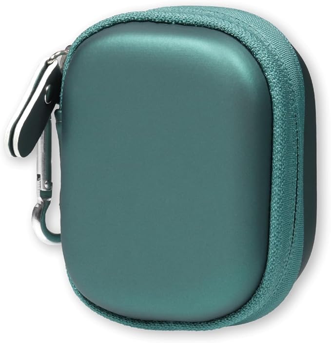 CaseSack Case for Lab Go Pop+, Go Air Pop, Air, Air Tones+/ Tones, JBuds Mini True Wireless Earbuds, Compact Organizer for The Charger case and Charger Cord (Green)