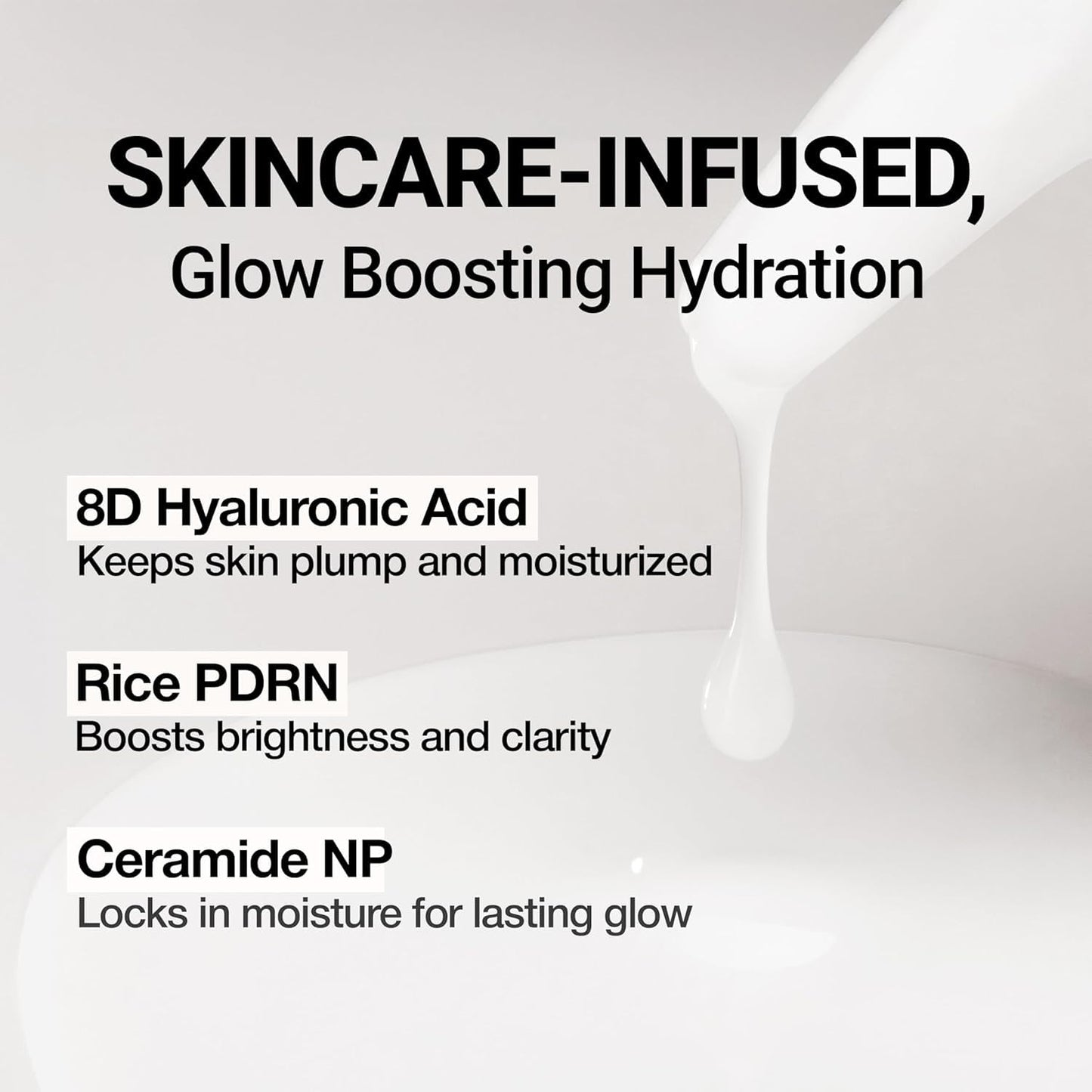 CLIO Glazing Milky Essence for Sensitive Skin, Rice PDRN for Boosting Radiant Glass Skin, Lightweight Hydrating Skin Prep for Makeup, Repairing Skin Barrier with Ceramide, Korean Skincare, 4.05 Fl Oz