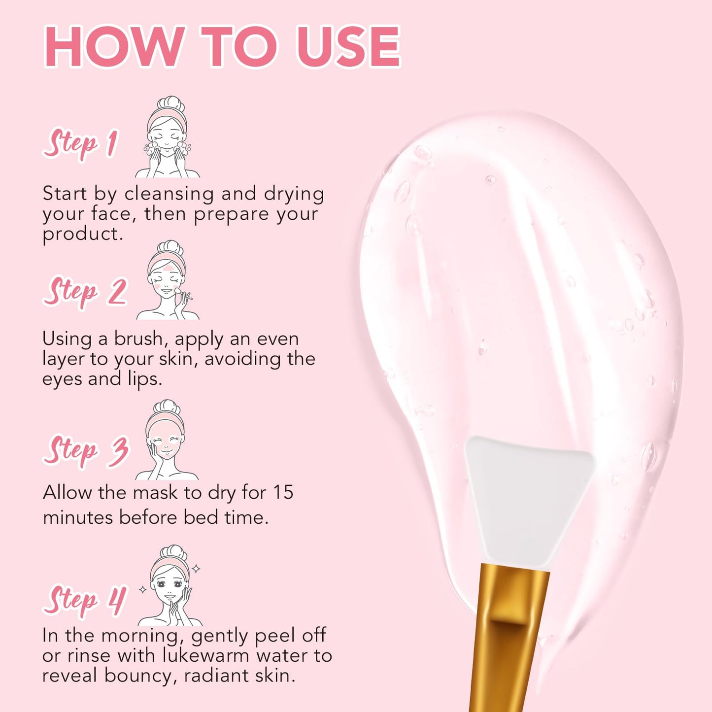 NIFEISHI Collagen Night Wrapping Mask, Overnight Collagen Face Mask for Women, Elasticity & Hydration, Natural Ingredients for Firmer Skin, Reduces Sagging & Dullness, Anti aging Skin Treatment