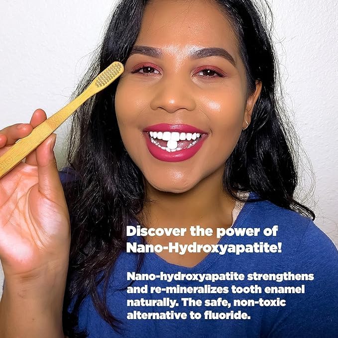 Chomp Super Whitening Spearmint Toothpaste Tablets with Nano Hydroxyapatite