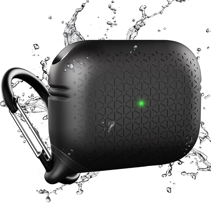 Catalyst Waterproof Case for AirPods Pro 2nd Generation and AirPods Pro 1st Generation - Wireless and USB-C Charging Compatible, One Piece Design, High Drop Protection Case with Carabiner